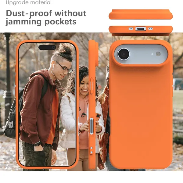 Premium_Silicone_Phone_Case_for_iPhone_17_Air_-_Orange