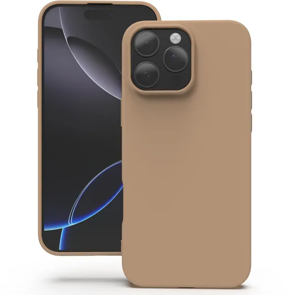 Premium_Silicone_Phone_Case_for_iPhone_16_Pro_&_iPhone_17_Pro_-_Brown