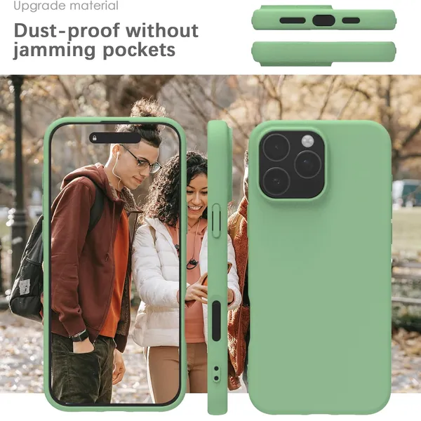 Premium_Silicone_Phone_Case_for_iPhone_16_Pro_&_iPhone_17_Pro_-_Mint_Green