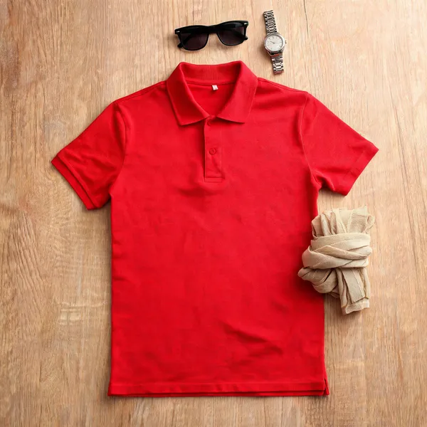 Red_Regular_Fit_Polo_T_Shirt_For_Women
