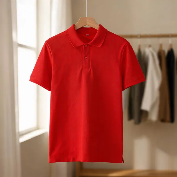 Red_Regular_Fit_Polo_T_Shirt_For_Women