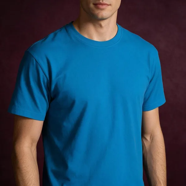 Blue_Regular_Fit_Crew_Neck_T_Shirt_For_Men