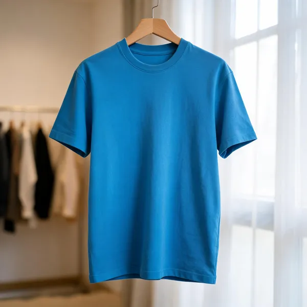 Blue_Regular_Fit_Crew_Neck_T_Shirt_For_Men