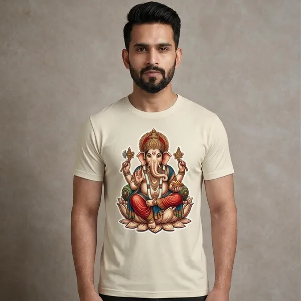 Beige_Printed_Regular_Fit_T_Shirt_For_Men