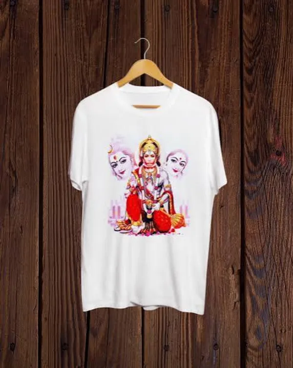 White_Devotional_Graphic_Print_Regular_Fit_T-Shirt_for_Devotees