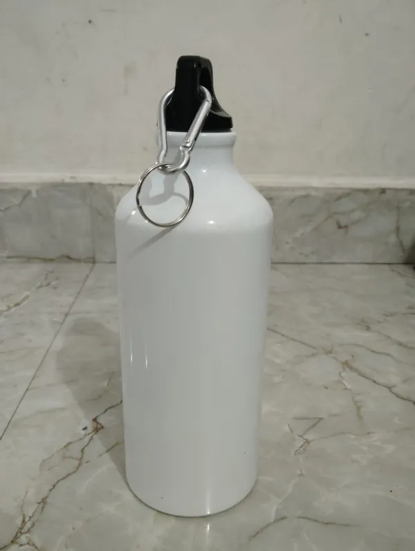 White_Metal_Plain_Water_Bottle