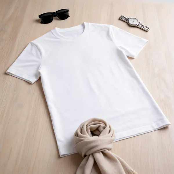 White_Regular_Fit_Crew_Neck_T_Shirt_For_Women