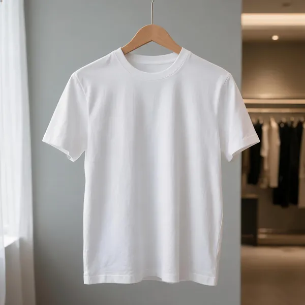 White_Regular_Fit_Crew_Neck_T_Shirt_For_Women