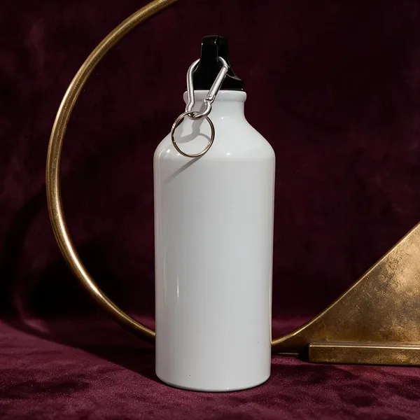 White_Metal_Plain_Water_Bottle