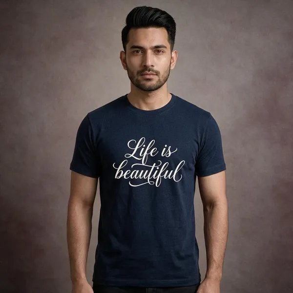 Navy_Casual_Fit_T_Shirt_For_Men