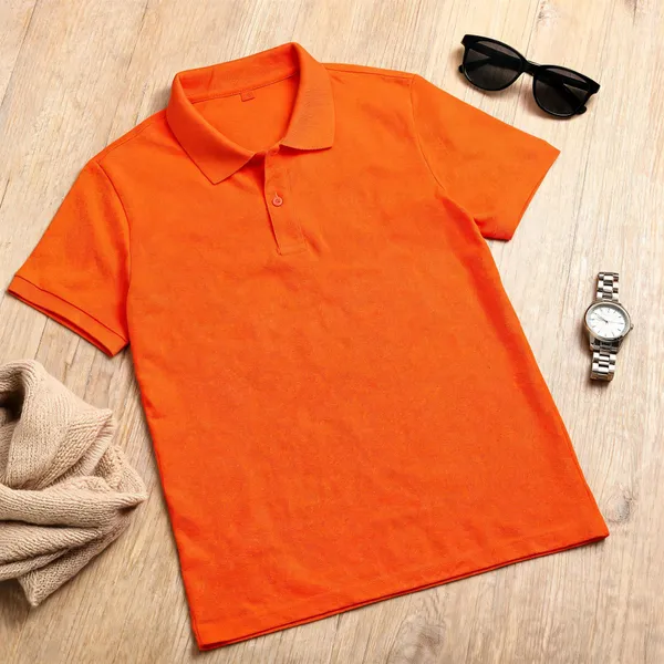 Orange_Regular_Fit_Polo_T_Shirt_For_Men