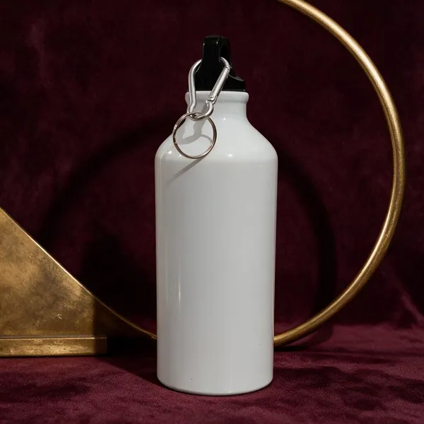 White_Metal_Plain_Water_Bottle