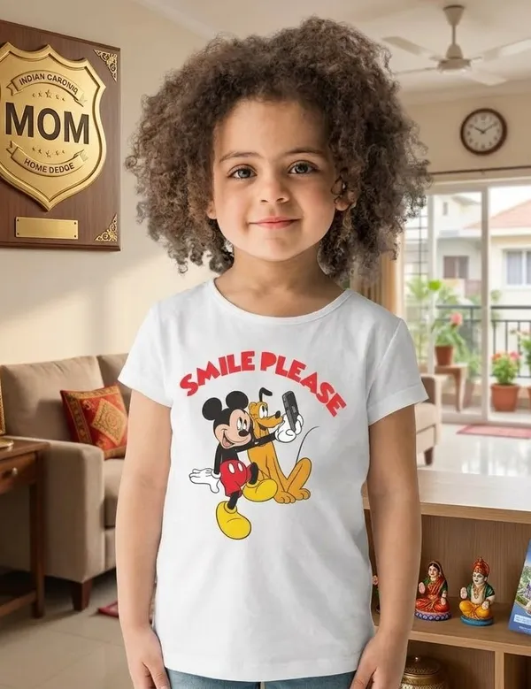 White_Graphic_T_Shirt_For_Girls
