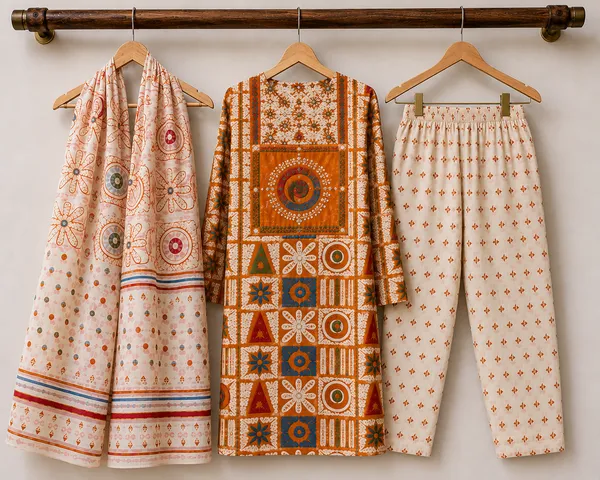 Orange_Printed_Straight_Kurta_Set_For_Women