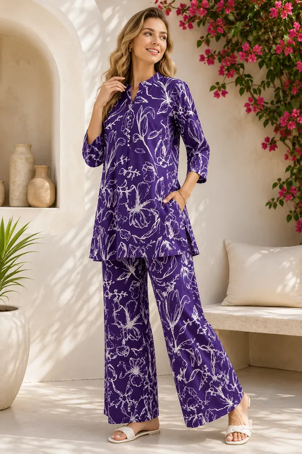 Purple_Floral_Print_Night_Suit_Set_for_Women
