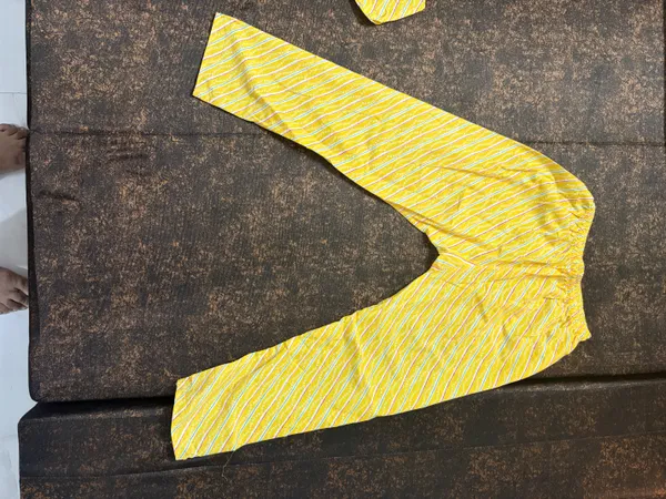 Yellow_Printed_Straight_Kurta_Pant_Set_For_Women