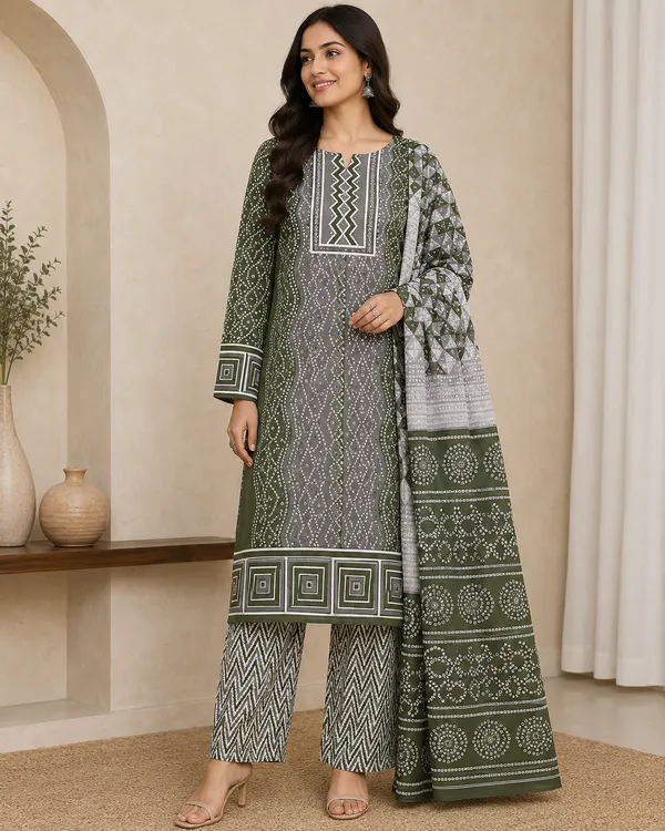 Olive_Green_Printed_Straight_Kurta_Set_for_Women