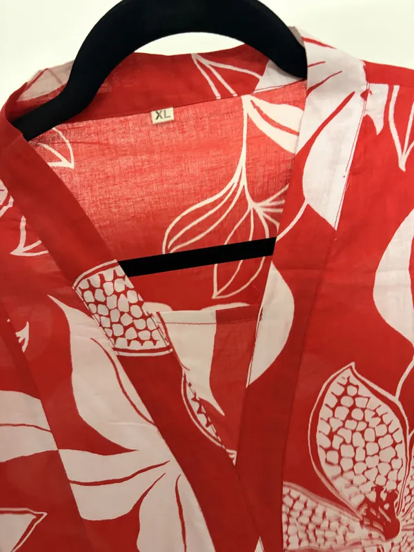 Red_Floral_Printed_Kurta_Pant_Set_for_Women