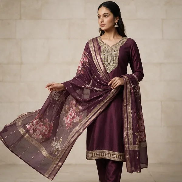 Purple_Roman_Glass_Embellished_Ethnic_Kurta_Set_For_Women