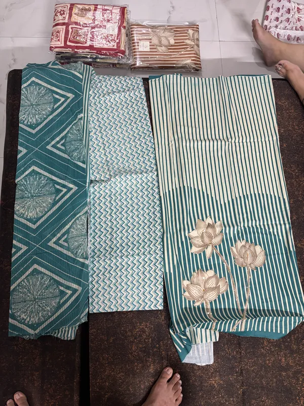 Teal_Printed_Unstitched_Ethnic_Dress_Material_Set_for_Women