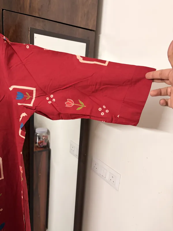 Red_Printed_Straight_Kurta_For_Women