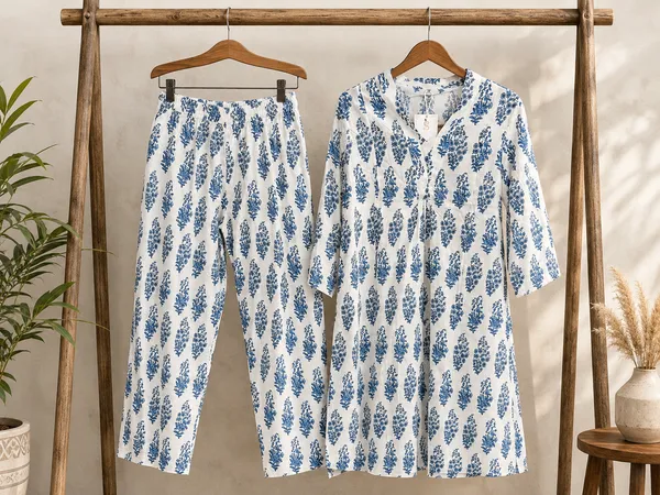 White_Printed_Straight_Kurta_Pant_Set_for_Women