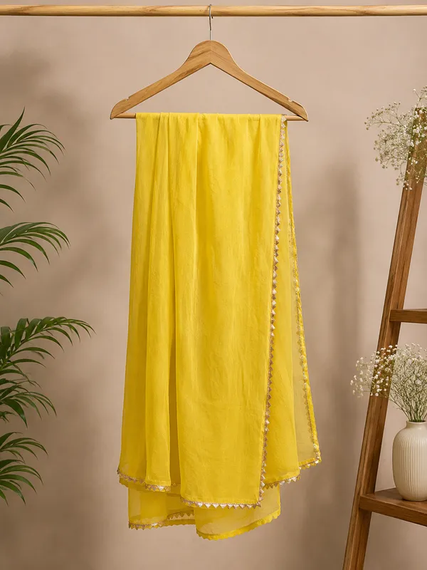 Yellow_Floral_Print_Straight_Kurta_Set_For_Women