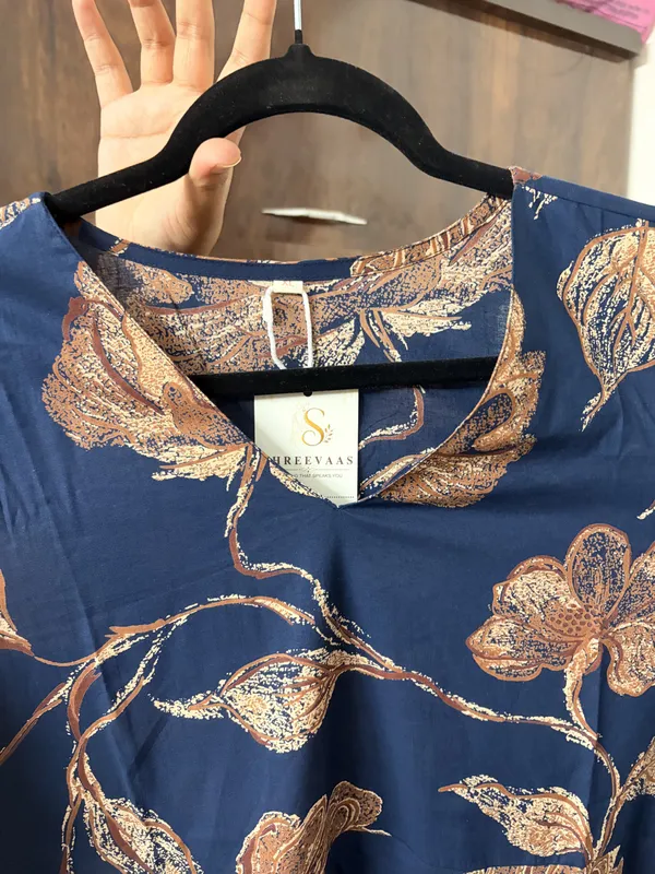 Blue_Printed_Flared_Dress_for_Women