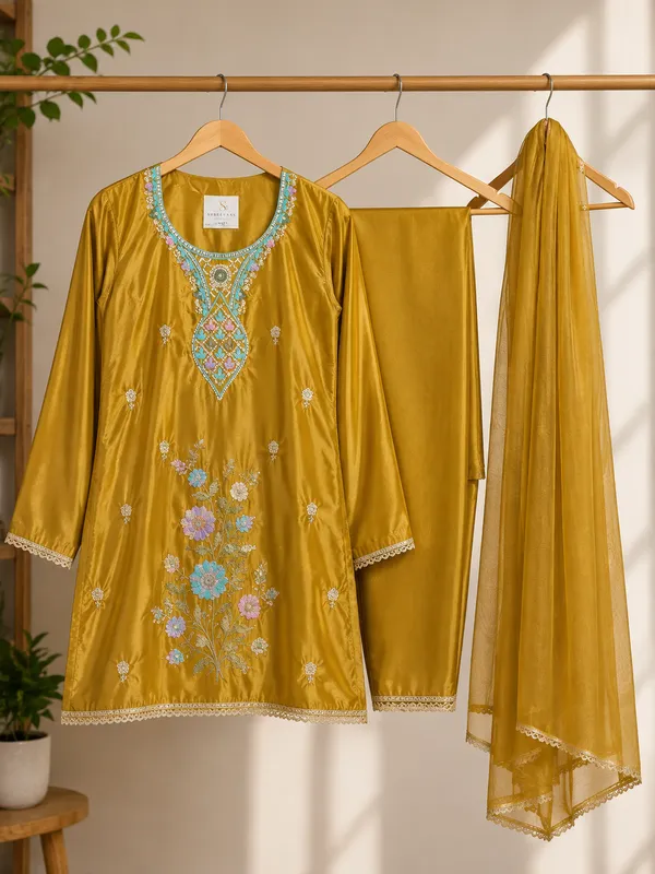 Mustard_Satin_Straight_Suit_Set_for_Women