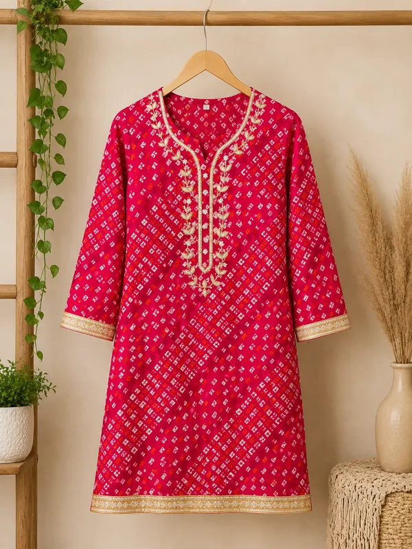 Pink_Embroidered_Kurta_Set_For_Women