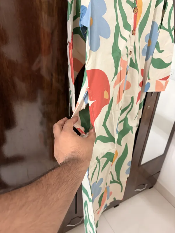 Cream_Floral_Print_Straight_Kurta_For_Women