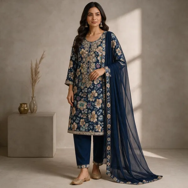 Navy_Tissue_Silk_Straight_Floral_Unstitched_Print_Suit_Set_For_Women
