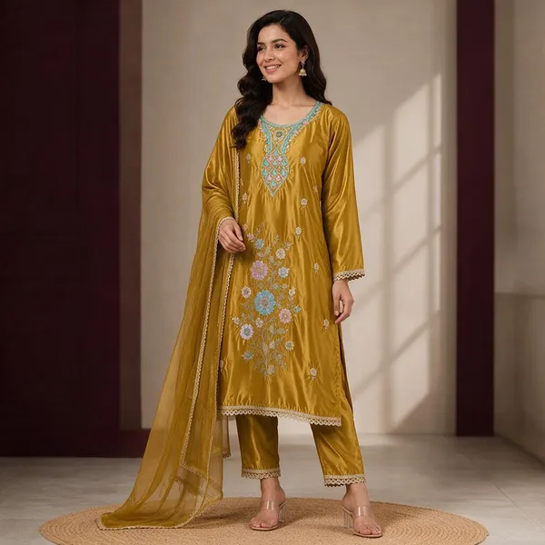Mustard_Tissue_Silk_Straight_Unstitched_Suit_Set_For_Women