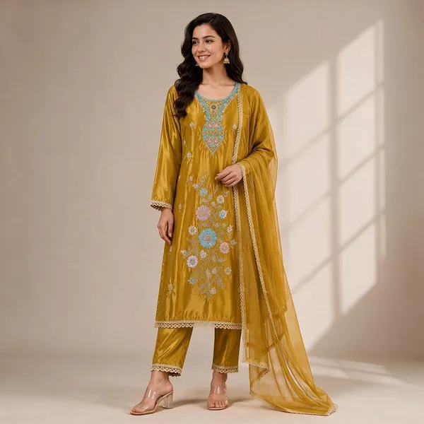 Mustard_Tissue_Silk_Straight_Unstitched_Suit_Set_For_Women