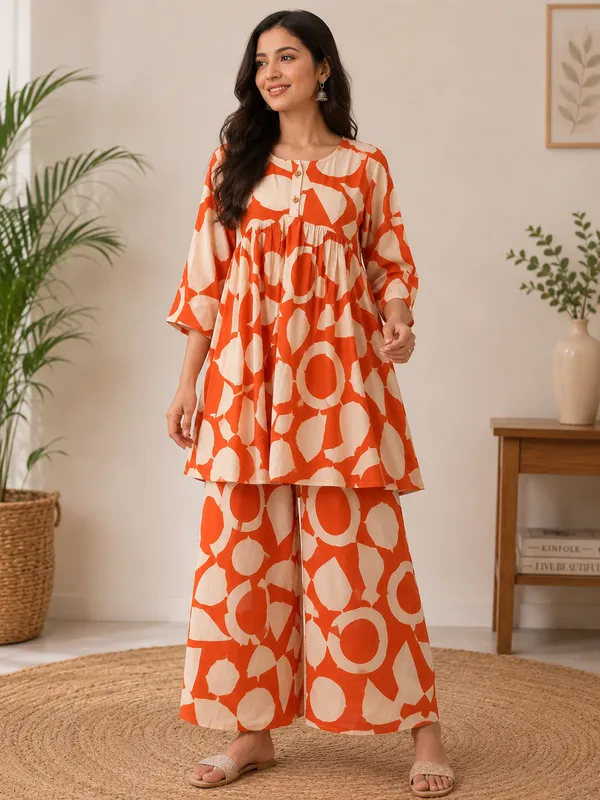 Orange_Printed_Co_Ord_Set_for_Women