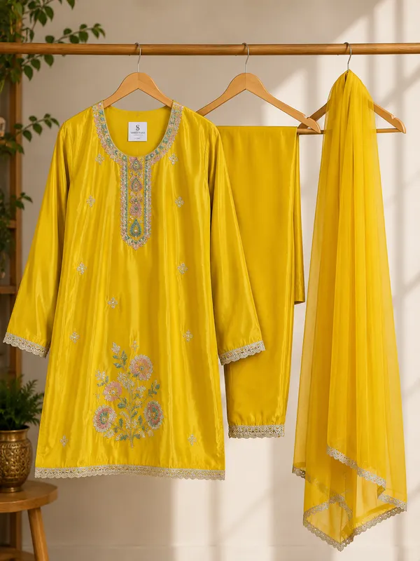 Yellow_Embroidered_Straight_Kurta_Set_for_Women