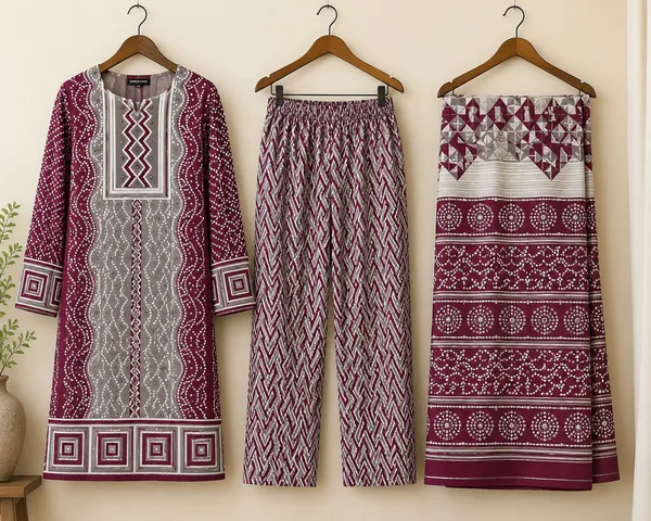 Maroon_Printed_Three_Piece_Suit_Set_for_Women