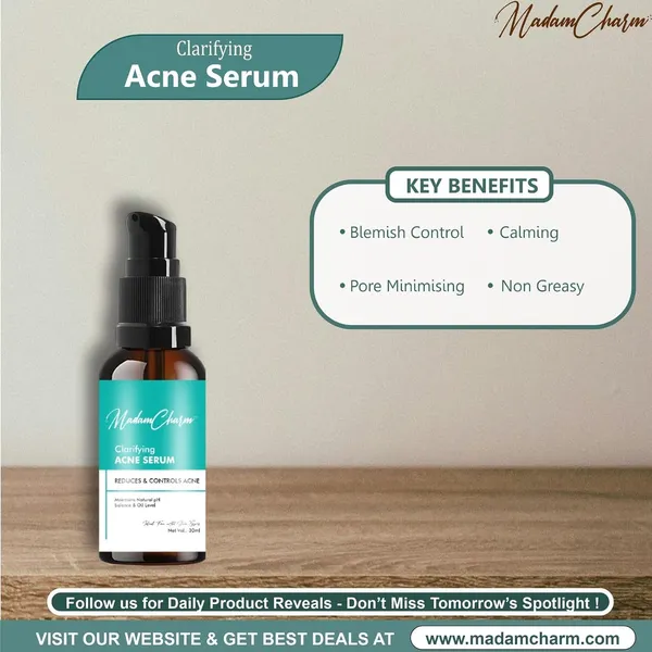 Clarifying_Acne_Serum_With_2_Salicylic_Acid_Niacinamide_And_Green_Tea_Extract_Maintains_Natural_Ph_Balance_Oil_Level_Reduces_Controls_Acne_Reduce_Irritation_All_Skin_Type