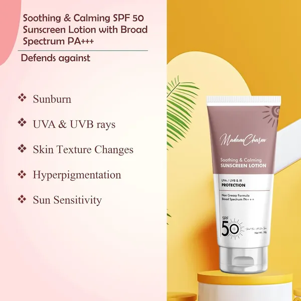 Soothing_Calming_Spf_50_Sunscreen_Lotion_Pa_Uva_Uvb_Ir_Protection_Non_Greasy_Formula_For_All_Skin_Types_50g__-_Pack_of_2
