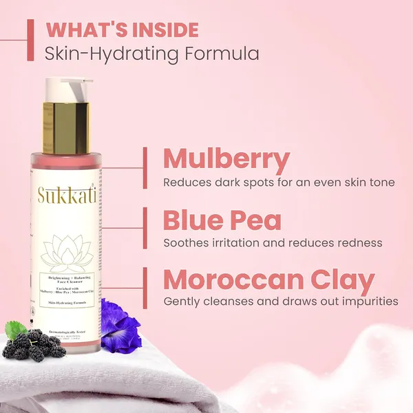 Brightening_Balancing_Face_Cleanser_With_Mulberry_Blue_Pea_And_French_Pink_Clay_Hydrating_Formula_For_Radiant_Skin_For__100_Ml