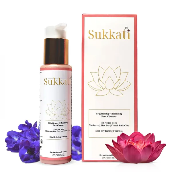Brightening_Balancing_Face_Cleanser_With_Mulberry_Blue_Pea_And_French_Pink_Clay_Hydrating_Formula_For_Radiant_Skin_For__100_Ml