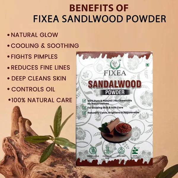 100_Pure_Sandalwood_Powder_100g_-_Pack_of_2