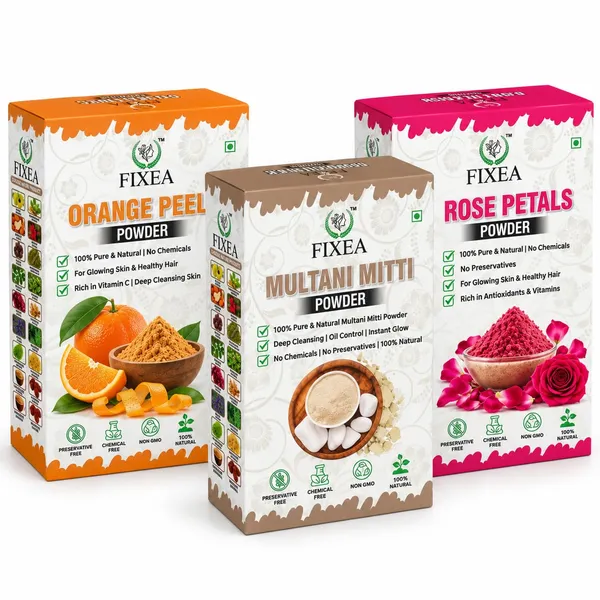 Pure_Natural_Multani_Orange_Rose_Powder_300gm_Pack_Of_3