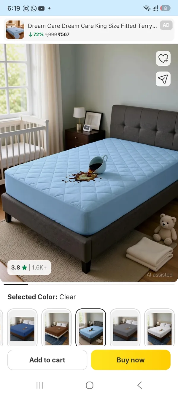 Blue_Quilted__Fitted_Mattress_Protector