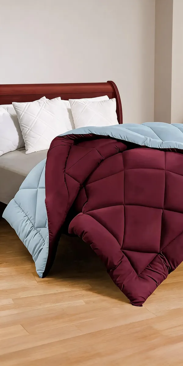 Blue_And_Maroon_Reversible_Quilted_Comforter