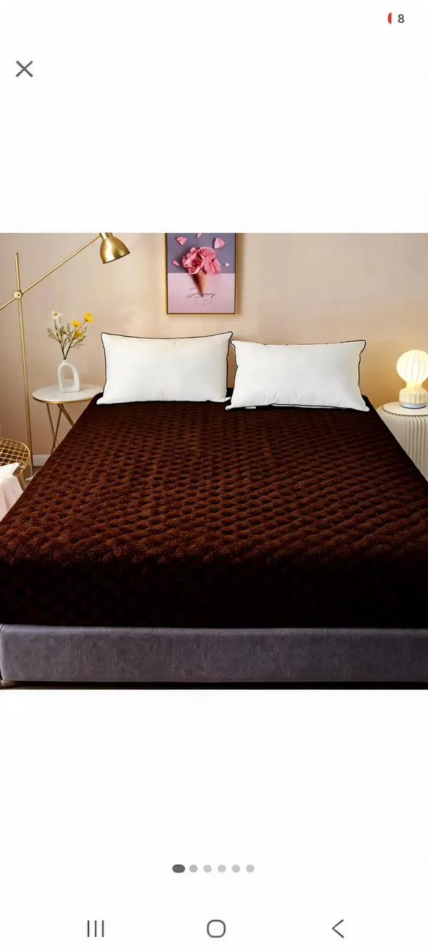 Brown_Textured_Pattern_Bedsheet