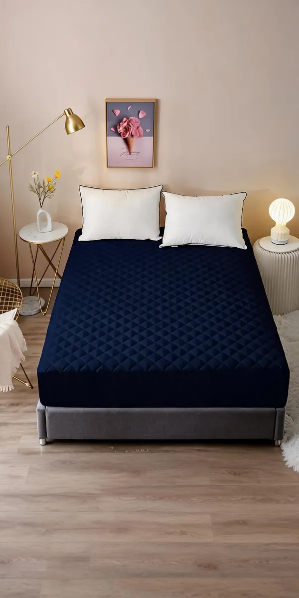Blue_Quilted__Bed_Cover