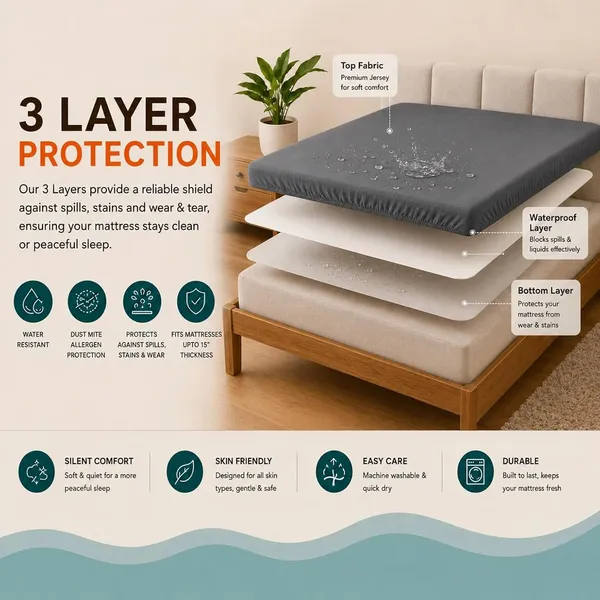 Cloth_Waterproof_Mattress_Protector