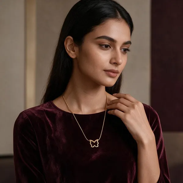 Gold_Stainless_Steel_Pendant_With_Chain_For_Women