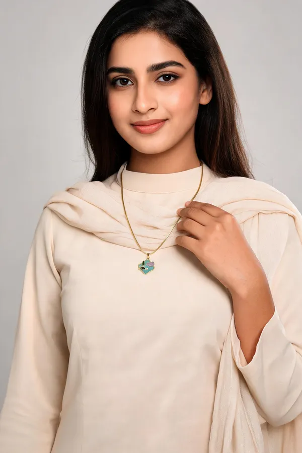 Gold_Stainless_Steel_Pendant_With_Chain_For_Women